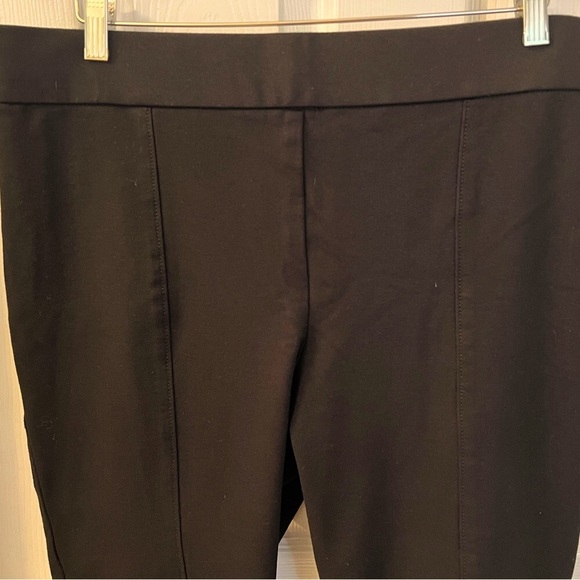 Anne Klein Black Stretchy Pull-On Hollywood Waist Slim Ankle Pants Sz XXL - Picture 3 of 8